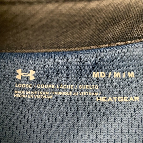 Under Armour Men's Blue Performance Polo - Picture 6 of 7